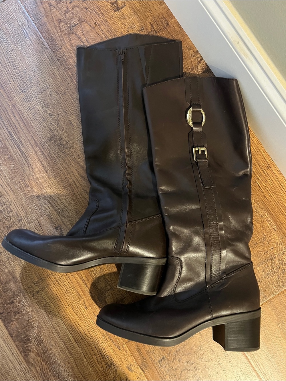 Lauren Ralph Lauren Women's Tall Riding Boots in Dark Brown